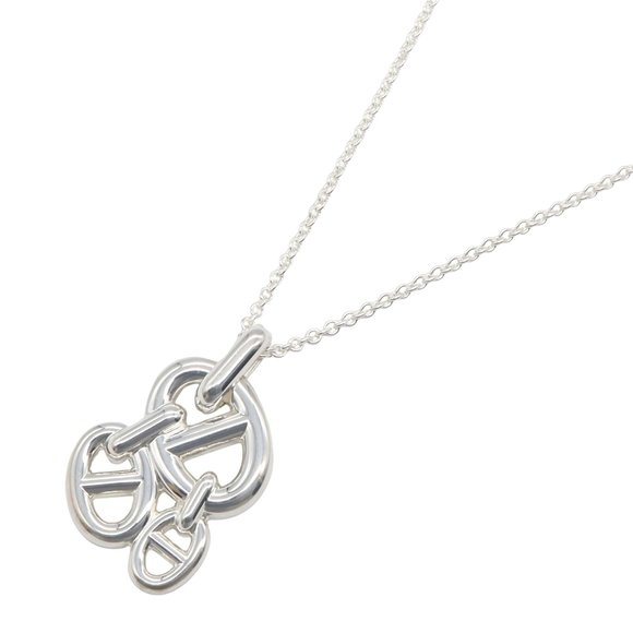 Hermes Hermès Chaine d'Ancre Enchaine Necklace, 925 Sterling Silver, Women's - Picture 1 of 5
